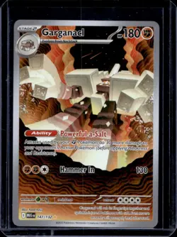 2025 Pokemon Mega Evolution Garganacl Illustration Rare #147/132 - Image 1