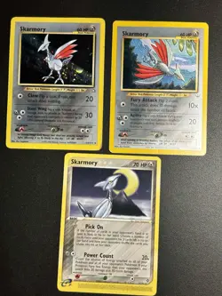 Skarmory Lot, Neo Genesis Holo HP, Neo Discovery NH MP, Dragon NH LP, Pokemon - Image 2
