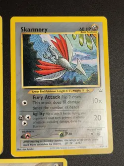 Skarmory Lot, Neo Genesis Holo HP, Neo Discovery NH MP, Dragon NH LP, Pokemon - Image 5