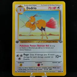 Pokemon TCG - Dodrio 34/64 Jungle Uncommon 1st Edition WOTC 1999 - EXC/NM - Image 2