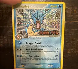 2005 Pokemon EX Deoxys Gyarados Holo Reverse Holo Stamped #8/107 - Image 1