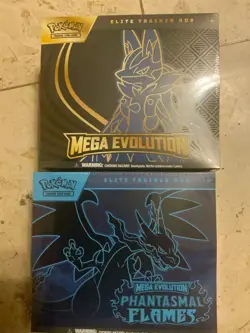 Pokemon Mega Evolutions and Phantasmal Flames ETB Sealed - Image 1