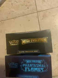 Pokemon Mega Evolutions and Phantasmal Flames ETB Sealed - Image 2