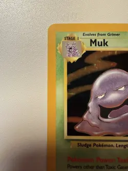 1999 Vintage Pokemon Muk 28/62 Fossil Holo - Image 4