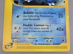 Pokemon Base Set Expedition #36/165 non-holo BLASTOISE,,,not played - Image 3