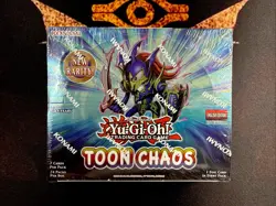 YUGIOH • TOON CHAOS • BOOSTER BOX • 1st EDITION • 24 PACKS • BRAND NEW SEALED - Image 1