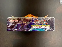 YUGIOH • TOON CHAOS • BOOSTER BOX • 1st EDITION • 24 PACKS • BRAND NEW SEALED - Image 5
