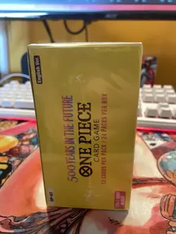 Sealed 500 Years In The Future Booster Box OP-07 English One Piece TCG W/ Case - Image 3