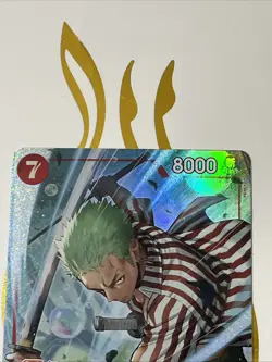 One Piece -Roronoa Zoro - OP14-015 (Alternate Art) The Azure Sea's Seven Foil - Image 3