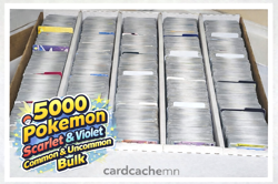 5000+ Pokemon TCG Common/Uncommon Bulk Card Lot Scarlet & Violet NO ENERGIES - Image 1