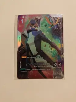 Gundam TCG ENGLISH ST04-010 Kira Yamato Newtype challenge 2026 TOP 4 WINNER CARD - Image 1