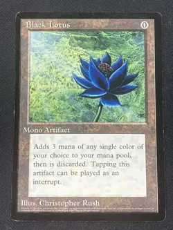 ***Black Lotus Scrye Magazine Oversized Card*** MTG Promo Magic Kid Icarus - Image 1
