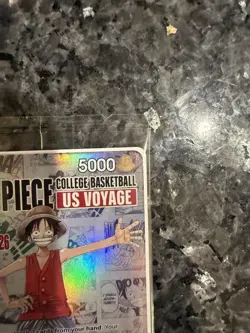 SEALED One Piece Card Game Monkey D. Luffy US College Basketball Voyage - Image 3