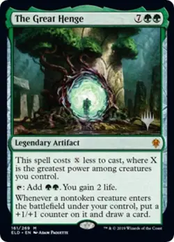 The Great Henge -Foil Light Play MTG Promo Pack: Throne of Eldraine - Image 1