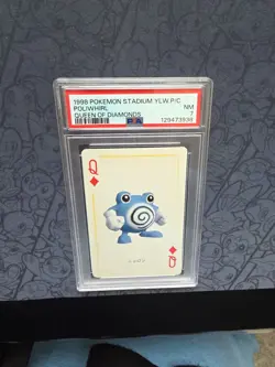 Pokemon: Poliwhirl Stadium Yellow Pocket Card Non-holo Japan - PSA 7 - PSA 7 - Image 4