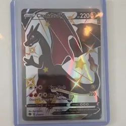 Pokemon Charizard V Full Art Shining Fates Holo Shiny Rare Card 079/073 220 HP - Image 1