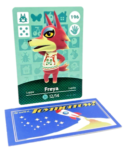 Animal Crossing Nintendo Amiibo - FREYA #196 - Series 2 Authentic Card - Image 1