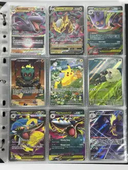 Pokemon Card Collection Binder Lot Holo Rare Mega Gengar Pikachu Marshadow - Image 1