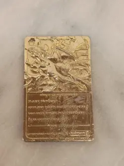 Charizard - Pokemon 1999 Burger King - 23K Gold Plated Card - Image 4