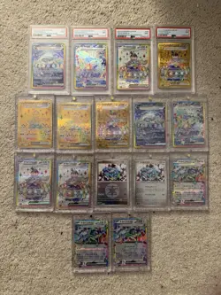 HUGE Pokemon Card Lot! Ascended Heroes! PSA! Full Art! IR’s! Lots Of Extras! NM! - Image 2