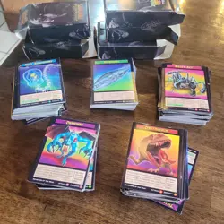 Weird n' Wild Creatures Lot Of 200 + Trading Playing Game Cards - Image 1