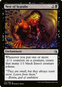 X 1 Nest of Scarabs NM-M Amonkhet AKH 101 MTG Magic The Gathering - Image 1