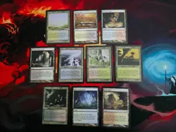 MTG "Sticker" CEDH EDH Fetch Lands Complete Set of 10 - Image 1