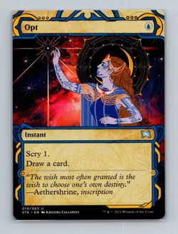 Magic the Gathering (mtg): STA: Opt - Full Art #019 Uncommon NM - Image 1