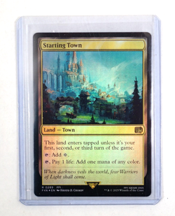Starting Town Land - Town #289 New Foil Final Fantasy MTG - Image 1