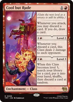 Cool but Rude - Teenage Mutant Ninja Turtes - MtG- NM - Image 1