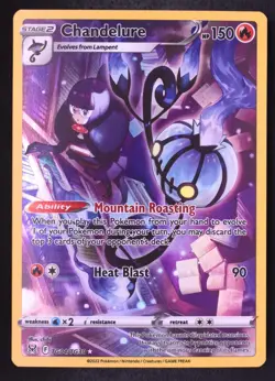 Chandelure TG04/TG30 - Pokemon Lost Origin Rare Card - Image 1