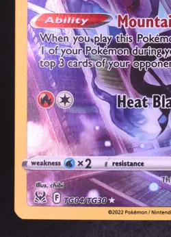 Chandelure TG04/TG30 - Pokemon Lost Origin Rare Card - Image 2
