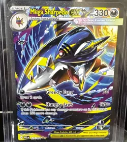 Mega Sharpedo EX - 127/094 - SIR - Phantasmal Flames - Pokemon TCG - NM - Image 1