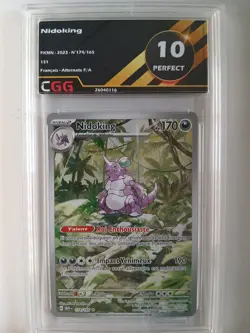 Carte pokemon FRANCAIS Nidoking (MEW 174) 151 CGG 10 26040116 - Image 1
