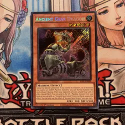 Yugioh! - Ancient Gear Dragon BLTR-EN048 - Secret Rare - 1st Edition - NM/M - Image 3