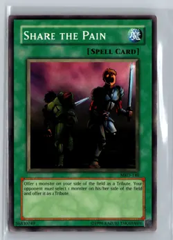 Yu-Gi-Oh Card - Share the Pain MRD-140 - NM - Image 1