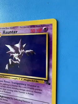 Haunter 21/62 Fossil Rare Non-Holo Vintage Pokemon TCG Card - Image 3