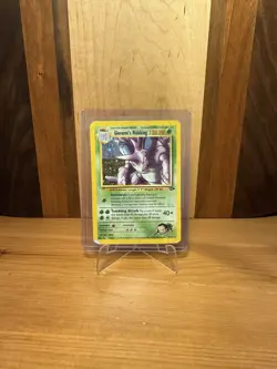 Pokemon TCG Giovanni's Nidoking Gym Challenge Holo Card 7/132 - Image 4