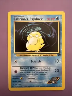Pokemon Card Sabrina's Psyduck Gym Challenge Common 99/132 - MP/HP - Image 1