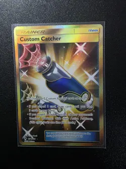Custom Catcher - 231/214 - Pokemon Lost Thunder Sun & Moon Secret Rare Card NM - Image 1