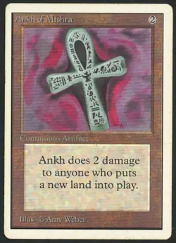 ***Unlimited Ankh of Mishra*** MTG Unlimited Magic Kid Icarus - Image 1