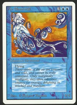 ***Unlimited Air Elemental*** MTG Unlimited Magic Kid Icarus - Image 1