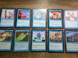 Magic the Gathering Card Lot of 10 Cards MTG Blue Black - Image 2