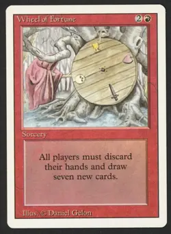 ***Wheel of Fortune*** MTG Revised Magic Kid Icarus - Image 1