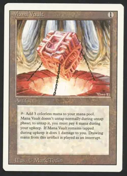 ***Mana Vault*** MTG Revised Magic Kid Icarus - Image 1