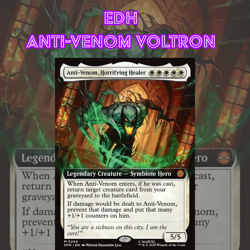 EDH - Anti-Venom Voltron, MTG Commander Deck, Bracket 2-3, Spider-Man x MTG - Image 1
