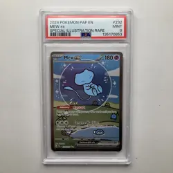 POKEMON 2024 PAF EN MEW ex PSA 9 - Image 1
