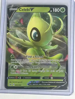 Celebi V 001/202 Sword & Shield - NM Ultra Rare Pokemon Card - Image 1