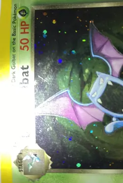 POKEMON CARD HOLO UNLIMITED DARK GOLBAT 7/82 TEAM ROCKET WOTC HP/DMG - Image 4