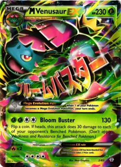 Pokemon TCG M Venusaur EX 2/83 Generations Holo VLP - Image 1